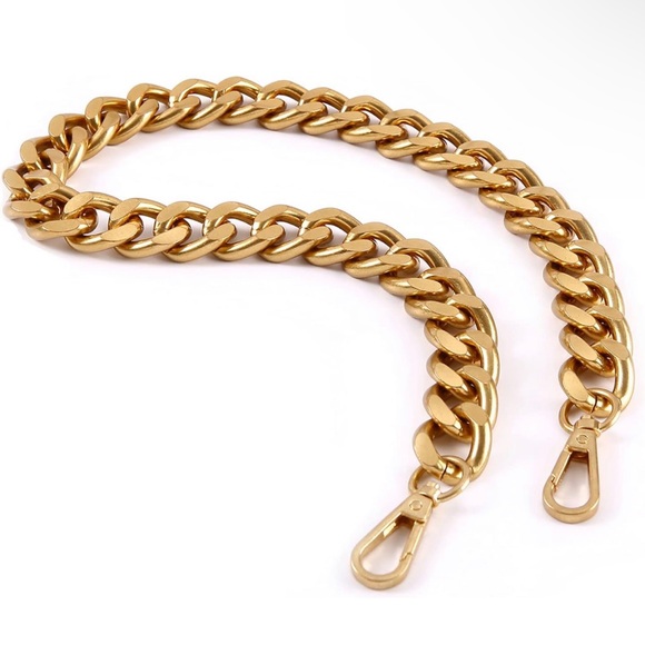 Accessories - NEW 25” Chunky Metal Chain Purse Handles Shoulder Strap